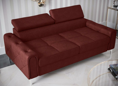 Design Couchen Luxus Polster Möbel Sofa Couch Sitz Leder Textil Neu 186x100cm
